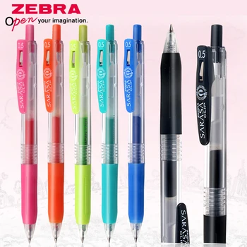 1pcs Zebra SARASA JJ15 Sulčių Multi-color Gel Pen Studentų Piešimo, Rašymo Reikmenys 0,5 mm 20 spalvų