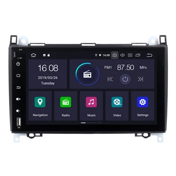 Mercedes W245 B55 B140 B160 B170 B180 B200 Android 9.0 Quad Core Autoradio Automobilio Radijas Stereo GPS Navigacijos, Multimedijos Grotuvas