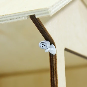 1PC Doll house Dekoro Mini kameros modelis kulka scenos rekvizitą lėlių papuošalai