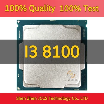 Naudojami Core i3-8100 i3 8100 3.6 GHz Quad-Core Quad-Sriegis CPU Procesorius 6M 85W LGA 1151