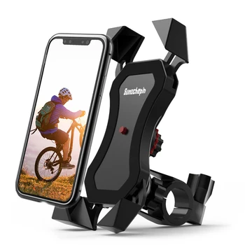 Motociklo Mobiliojo Telefono Laikiklį, Pritvirtinkite Paramos Su USB Greitas 2.1 Įkroviklio 360 Laipsnių Sukimosi už Moto 4-6 colių 