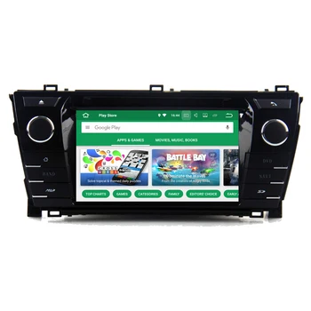 Toyota Corolla 2013 2014 2015 Android 8.0 Automobilio Multimedijos Grotuvas Radijo DVD GPS Navigacijos Toyota Corolla + Nemokamas HD Kamera