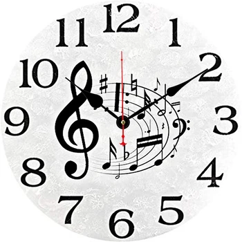 Muzikos Įrašus Sieninis Laikrodis Modernaus Dizaino Svetainė, Miegamojo, Biuro Apdailos Virtuvės Laikrodis Meno Siena Žiūrėti Namų Dekoro