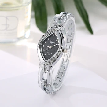 Moterų Mados Prekės Ženklo Atsitiktinis Prabangos Žiūrėti Elipsės Diamond Kūrybos Ponios Kvarciniai Laikrodžiai Moterims Suknelė Laikrodžiai Laikrodis