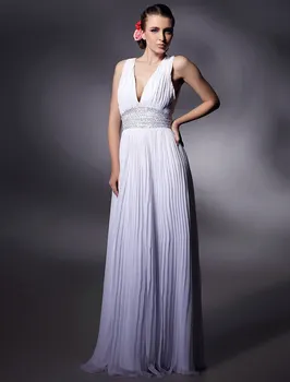 A-line Vakarą Oficialią Suknelės 2023 Rankovių Pasinėrus V-Kaklo Šifono su Duobute Prom Šalis, Chalatai Įžymybė Chalatas De Soiree