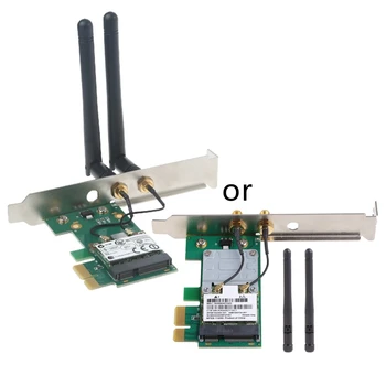 300Mbps USB WiFi Adapteris, Belaidis LAN Card Adapter PCI-E WiFi, skirtą Staliniams kompiuteriams Nešiojamas KOMPIUTERIS už 