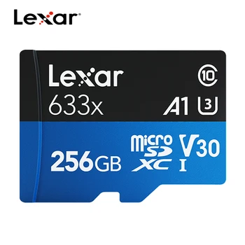 Lexar Micro SD 128 GB 32GB 64GB 256 GB 512 GB Micro SD Kortelė SD/TF Flash Kortelės U1 U3 4K V10 V30 Atminties Kortelė microSD Telefonų TF633X