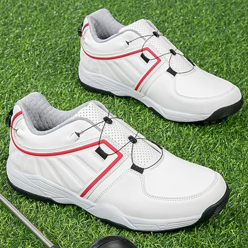 Atsparus vandeniui vyriški golfo batai Profesinės anti slip golfo batai Moterų lauko sportiniai bateliai Didelis 36-48