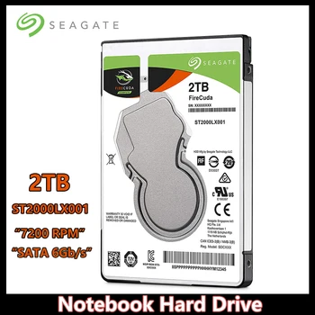 Seagate 2TB FireCuda Žaidimų SSHD SATA 6Gb/s HDD Flash Sparčiau (8GB) Veiklos Nešiojamojo kompiuterio Kietąjį Diską (ST2000LX001)