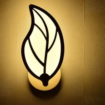 Dekoratyvinis Kūrybos Šviesos diodų (LED) Sienos Lempos Lapų Apskritimo, Širdies, Gyvenimo Kambario, Miegamasis Šviesos