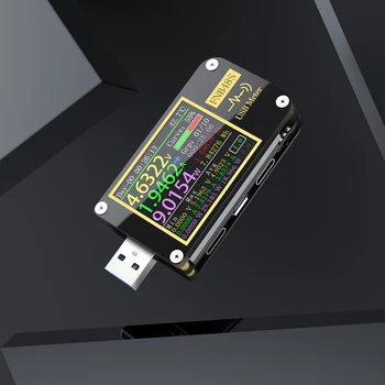 FNB48 Sukelti Voltmeter Amperemeter Stroom Lt Voltmeter USB Testeris Snel Opladen Protokolo Capaciteit Bandymų Įrankiai