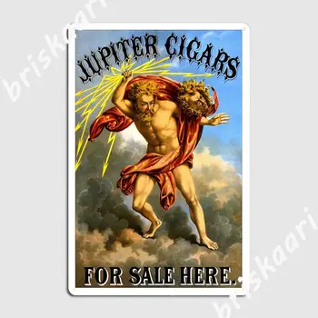 Jupiteris Cigarų 1868 Derliaus Plakatas Metalo Pasirašyti Kino Virtuvė, Garažas Klubas Pritaikyti Sienos Apnašas Alavo pasirašyti Plakatai
