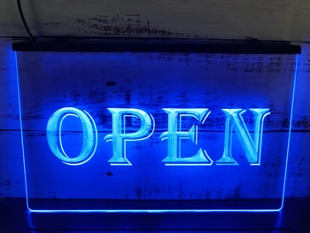 Atidaryti Parduotuvė, Kavinė, Baras, Užeiga, Verslo Led Neon Light Ženklas -I019