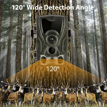 Laukinės gamtos 80P Medžioklės Kamera, Judesio IP65 Jutiklis 120 °