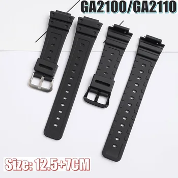 Smart Apyrankė GA2100/GA2110 Apyrankę Žiūrėti Juosta Dirželio Pakeitimo Watchband Dervos Riešo GA-2100 GA-2110 Laikrodžių, Diržo