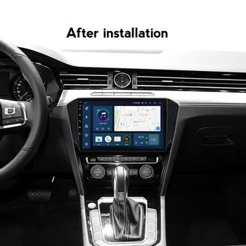 QLED Android Automobilio Radijo VW/Audi B8 2015+ autoradio 8Core RAM, 8 GB ROM 128 GB GPS Multimedijos Carplay Nr. 2Din DVD