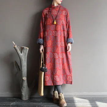 Tradicinės Kinų Drabužiai Moterims Plius Dydis Šiuolaikinės Kinų Cheongsam Qipao Rytų Suknelė Tradicinių Azijos Suknelė FF2530