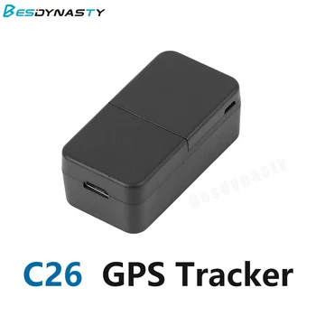 Mini Pasaulinę GPS Tracker C26 Transporto Sekimo Prietaisas, skirtas Automobilių, Motociklų Programinę įrangą Internetu APP Built-in 1GB