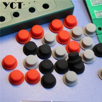 50PCS Pritaikoma Silikono guma mygtuką perjungti mygtuką žaislas mygtuką priemonė fiksuotojo žibintuvėlio jungiklis ryškios šviesos mygtuką YCT